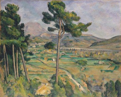 Landscape with Viaduct: Montagne Sainte-Victoire by Paul Cézanne